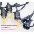 SL-50 Waterproof 15M 15 sockets String Lighting Commercial Grade E26 E27 Holiday LED String Light